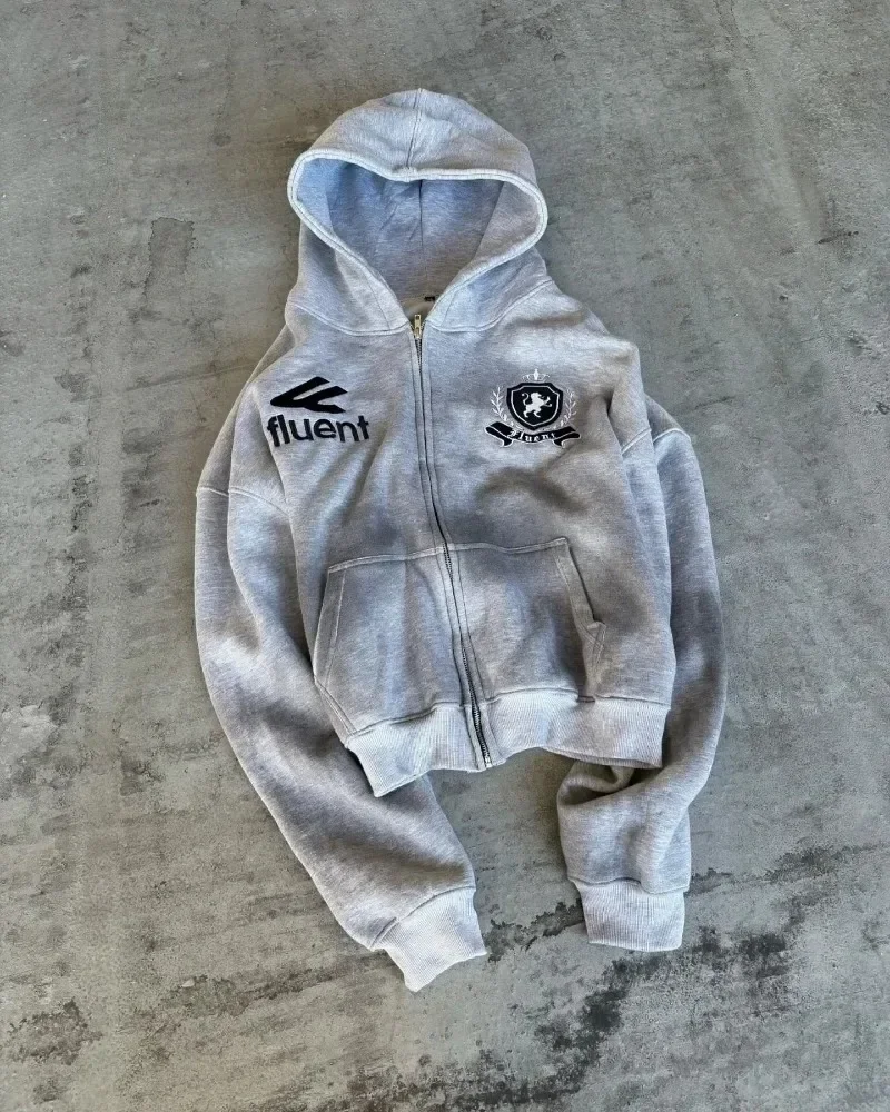 European American Hip-hop Harajuku Oversized Zipper Hoodie Men Y2k New Casual Retro High Street Punk Trendy Wide-leg Pants Women
European American Hip-hop Harajuku Oversized Zipper Hoodie Men Y2k New Casual Retro High Street Punk Trendy Wide-leg Pants Women