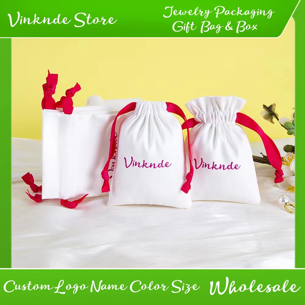 Luxurious Velvet Flannel Jewelry Bags Ribbon Drawstring Product Cosmetics Packaging Pouches Custom Business Brand Gift Pack Sack
Luxurious Velvet Flannel Jewelry Bags Ribbon Drawstring Product Cosmetics Packaging Pouches Custom Business Brand Gift Pack Sack