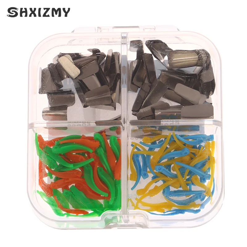 200Pcs Dental Anterior Matrix Kit Dental Wedges Matrix Bands Interdental Wedges Dentistry Composite Restorative Materials
200Pcs Dental Anterior Matrix Kit Dental Wedges Matrix Bands Interdental Wedges Dentistry Composite Restorative Materials