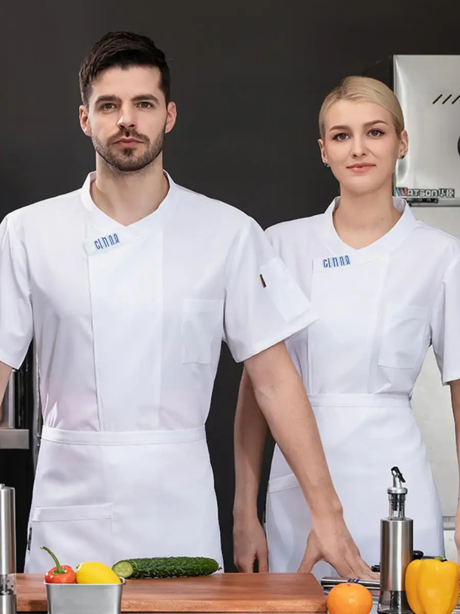 Men's ort Sve Chef Work orm Breathable Kitchen Apparel School Ceteria Restaurant Hotel Cooking Apron Anti-Stain Wo...
Men's ort Sve Chef Work orm Breathable Kitchen Apparel School Ceteria Restaurant Hotel Cooking Apron Anti-Stain Wo...