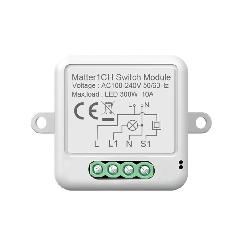 1 шт. Matter Wi-Fi умный переключатель белый ПК Tuya Smart Life работает с для Homekit Alexa Google Home
1 шт. Matter Wi-Fi умный переключатель белый ПК Tuya Smart Life работает с для Homekit Alexa Google Home