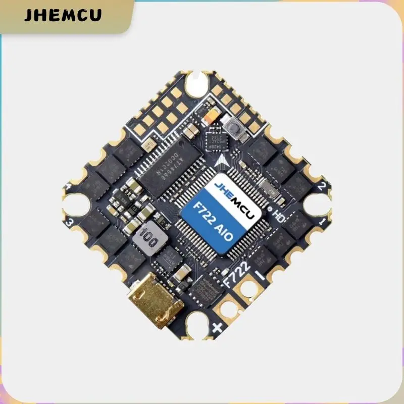 JHEMCU GHF722AIO-HD 40A AIO Flight Controller F722 FC Baro OSD BlackBox 40A 4in1 ESC 2-6S For RC FPV Freestyle Cinewhoop Drone
JHEMCU GHF722AIO-HD 40A AIO Flight Controller F722 FC Baro OSD BlackBox 40A 4in1 ESC 2-6S For RC FPV Freestyle Cinewhoop Drone