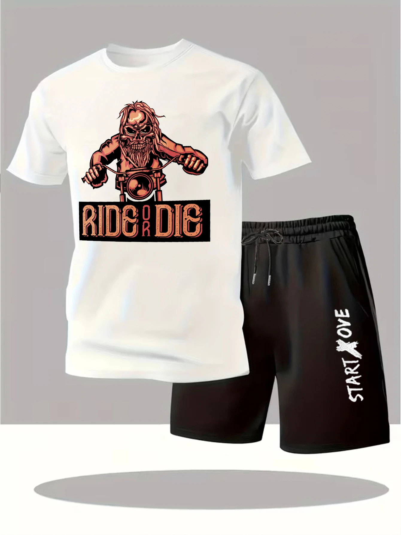 Мужские комплекты 2025: Новинка! Модный спортивный костюм с графическим принтом, комплект с коротким рукавом для мужчин, стильная одежда, мужской спортивный костюм (чандал)
Мужские комплекты 2025: Новинка! Модный спортивный костюм с графическим принтом, комплект с коротким рукавом для мужчин, стильная одежда, мужской спортивный костюм (чандал)