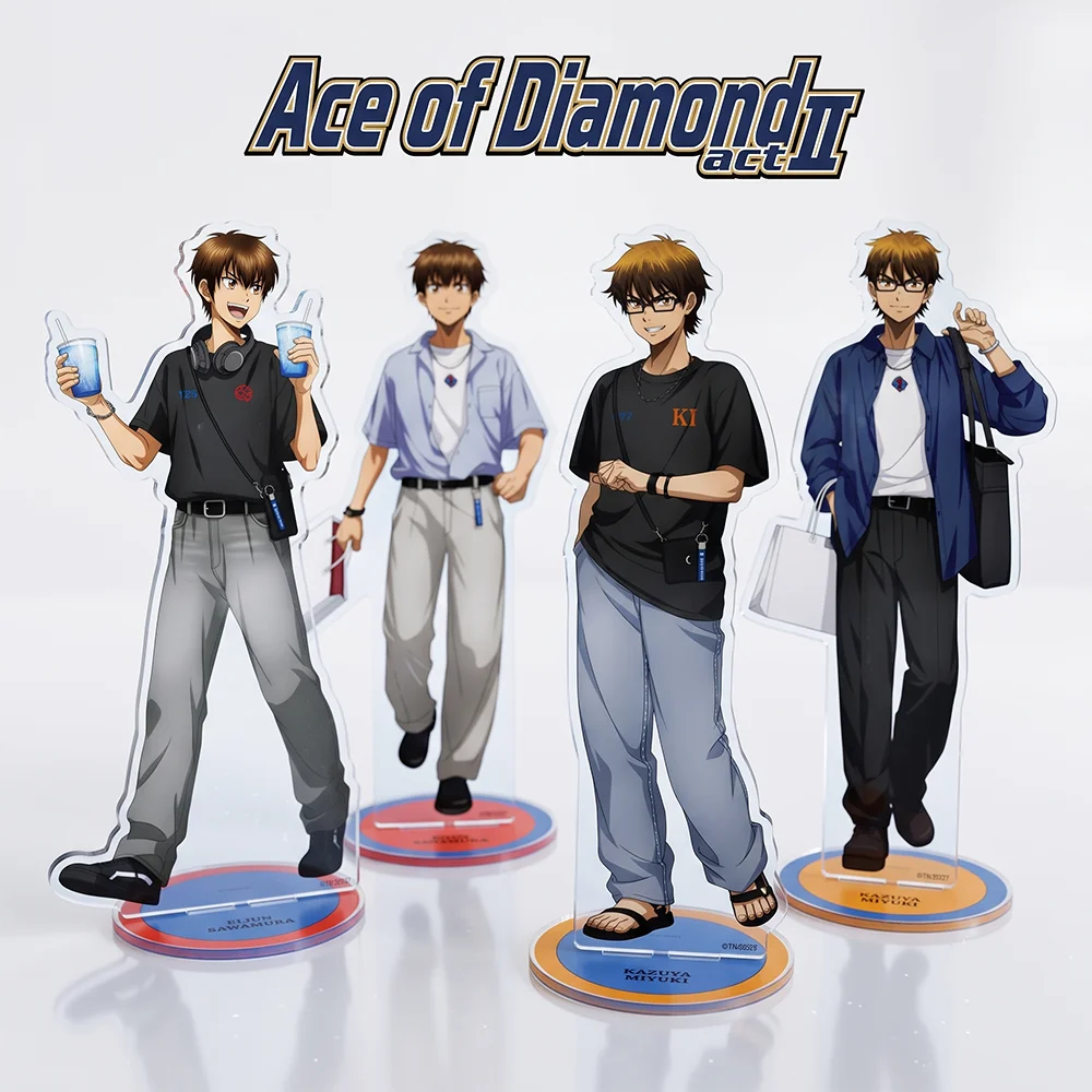 Anime Ace of Diamond actⅡ New Style Kazuya Miyuki Eijun Sawamura 15CM Acrylic Stand Keychain Cosplay Desk Decor Collect Gifts
Anime Ace of Diamond actⅡ New Style Kazuya Miyuki Eijun Sawamura 15CM Acrylic Stand Keychain Cosplay Desk Decor Collect Gifts