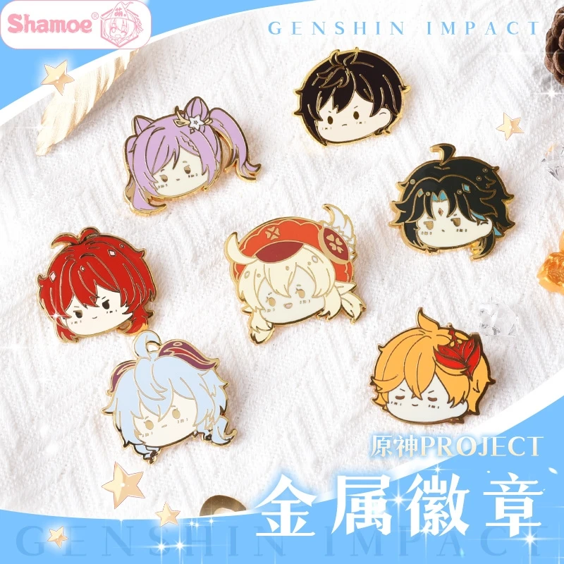 Anime Genshin Impact Hu Tao Klee Venti Cosplay Display Ambitus Cute Q Metal Badge Brooch Game
Anime Genshin Impact Hu Tao Klee Venti Cosplay Display Ambitus Cute Q Metal Badge Brooch Game