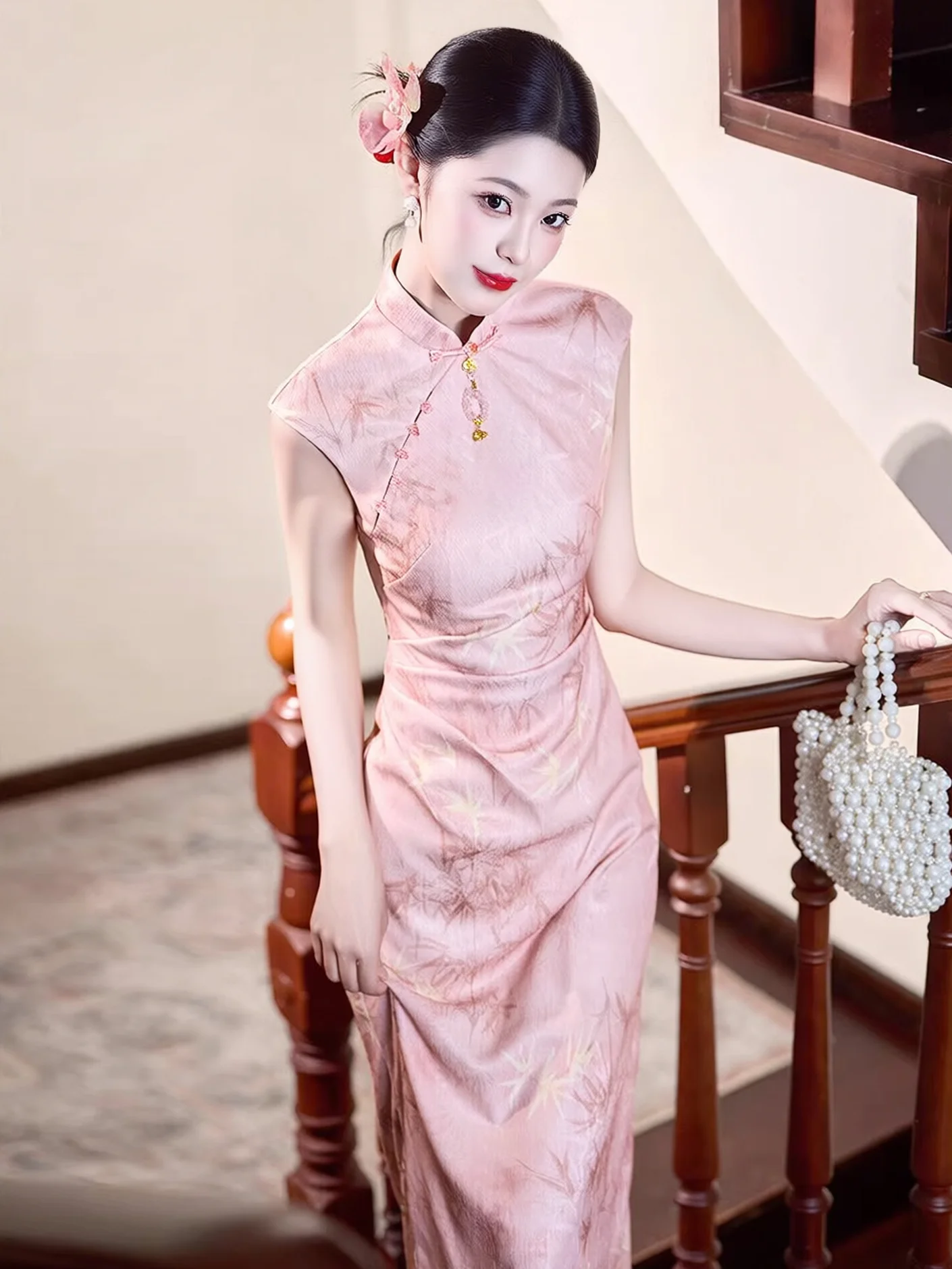 Elegant Pink Chinese Style Wedding Dress New 2026 Long Engagement Ceremony Dress Breathable Low Slit Floral Pattern
Elegant Pink Chinese Style Wedding Dress New 2026 Long Engagement Ceremony Dress Breathable Low Slit Floral Pattern