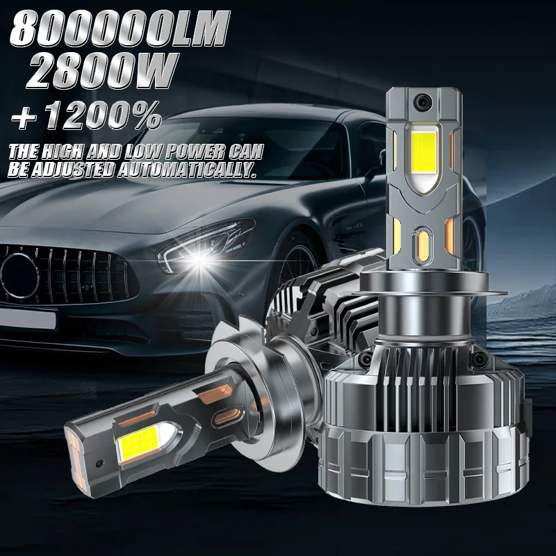 Новая автомобильная фара H4 мощностью 2800 Вт H1 H7 9005 9006 9012, подходящая для фар, регулируемых автомобильных фар высокой и низкой мощности.
Новая автомобильная фара H4 мощностью 2800 Вт H1 H7 9005 9006 9012, подходящая для фар, регулируемых автомобильных фар высокой и низкой мощности.
