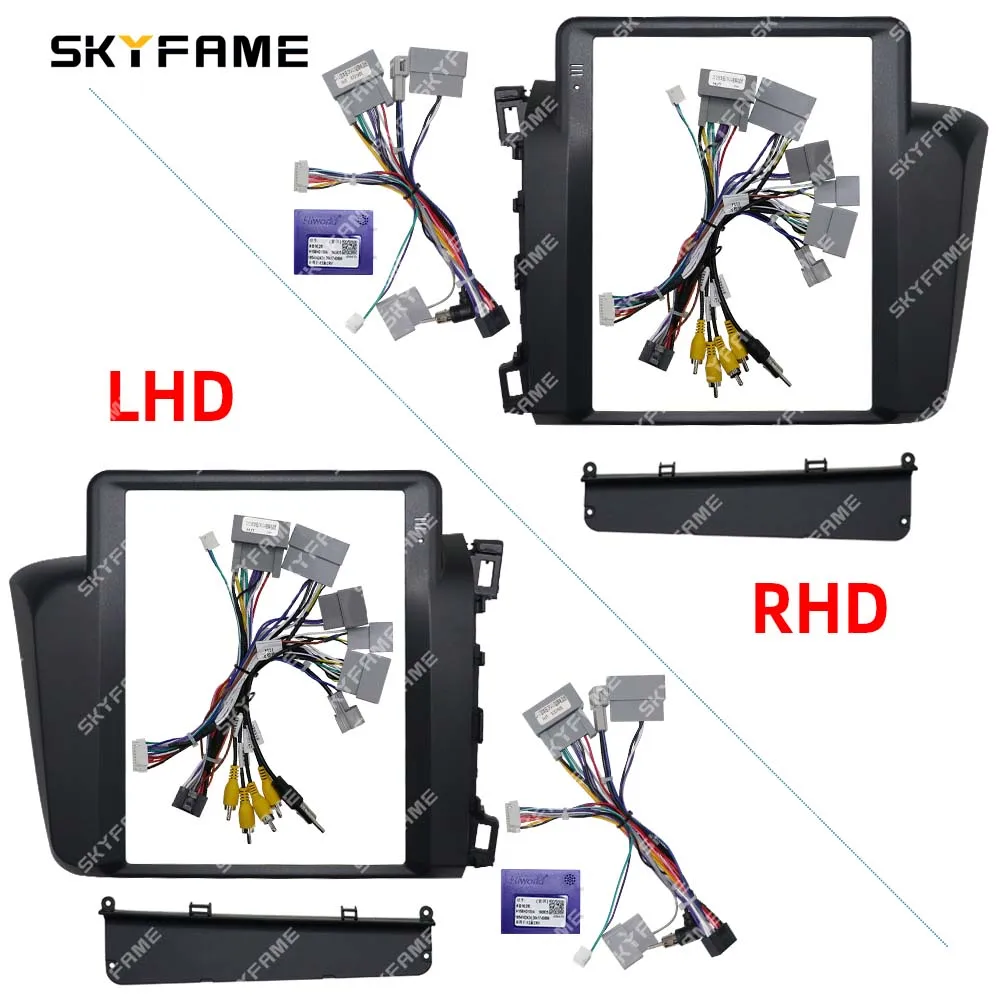 SKYFAME Car Frame Fascia Adapter Canbus Box Decoder Tesla Style Android Radio Dash Fitting Panel Kit For Honda Civic
SKYFAME Car Frame Fascia Adapter Canbus Box Decoder Tesla Style Android Radio Dash Fitting Panel Kit For Honda Civic
