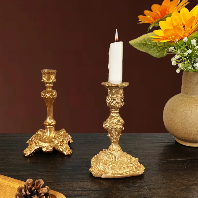 Classical Baroque Candle Stand Ornament Retro European Nostalgia Display Photography Prop Wedding Decorations Candlestick Holder
Classical Baroque Candle Stand Ornament Retro European Nostalgia Display Photography Prop Wedding Decorations Candlestick Holder