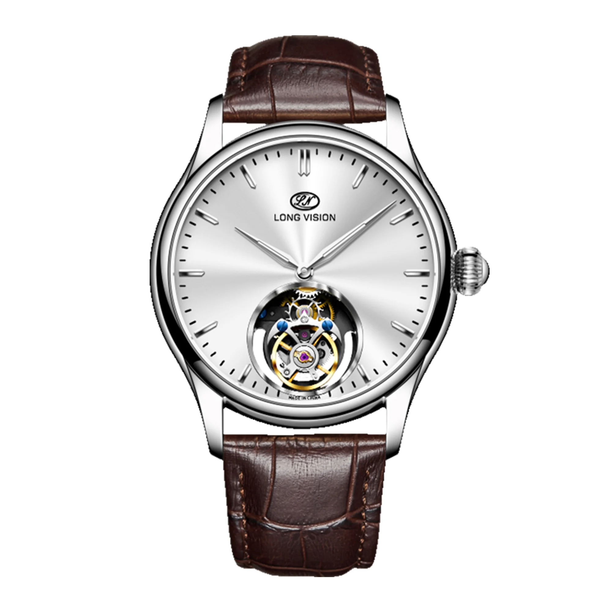 LONG VISION TF028C Men's Tourbillon Watch 316L Stainless Steel Luxury Business Mechanical Wristwatch
LONG VISION TF028C Men's Tourbillon Watch 316L Stainless Steel Luxury Business Mechanical Wristwatch