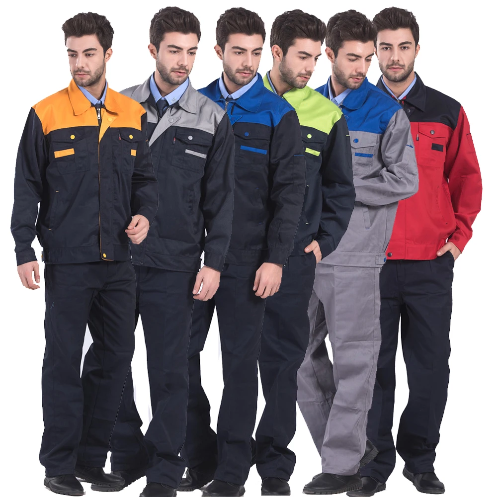 Spring Autumn Work Clothes Suit Men's Polyotton Wear-resistant Welder Auto Mechanic Jacket Pants Workwear Set
Spring Autumn Work Clothes Suit Men's Polyotton Wear-resistant Welder Auto Mechanic Jacket Pants Workwear Set
