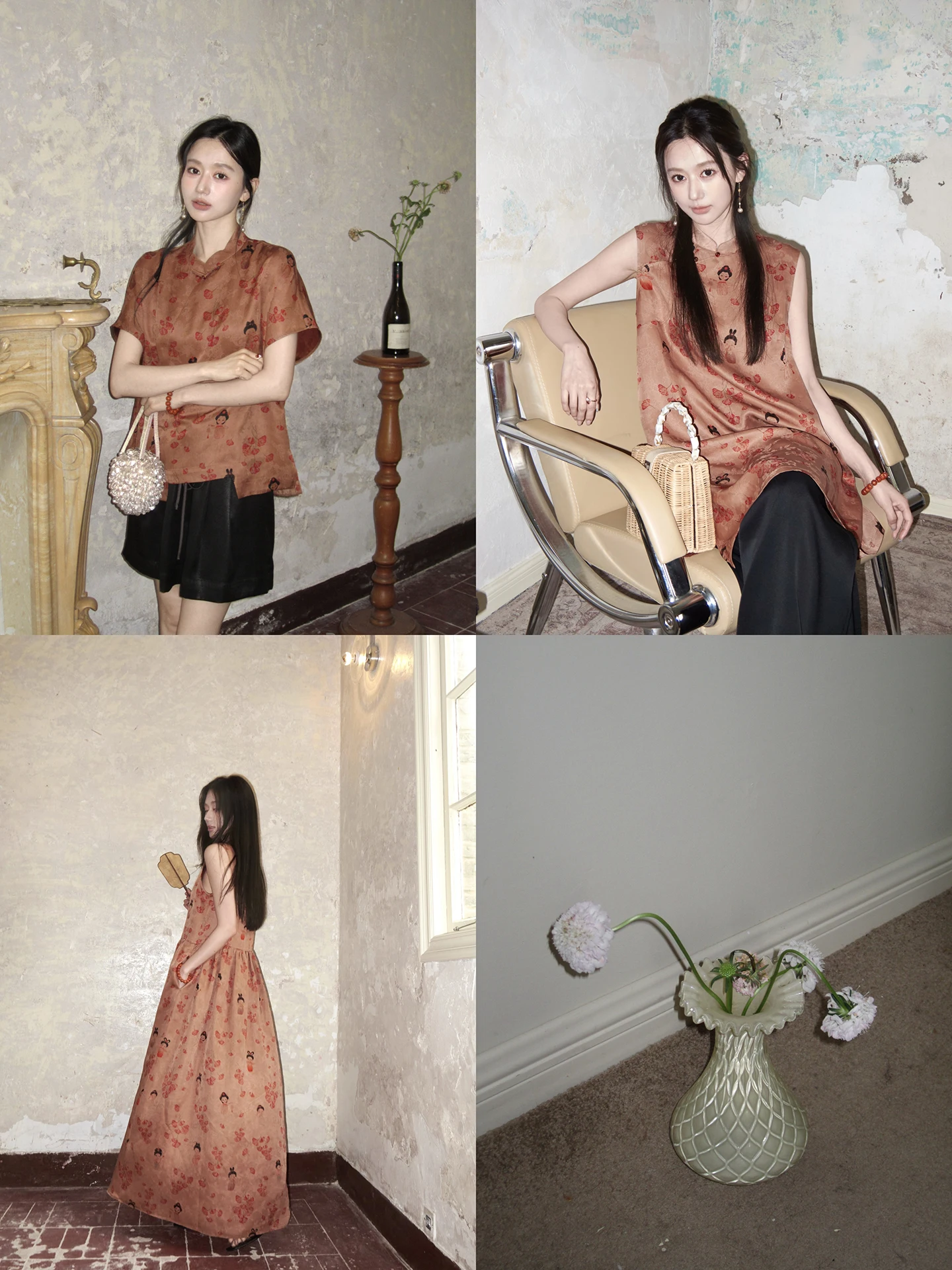 Inheriting Non-Intangible Cultural Heritage Xiangyun Silk Little Tang Person Series 22 Momme Silk Top ort Skirt Lo...
Inheriting Non-Intangible Cultural Heritage Xiangyun Silk Little Tang Person Series 22 Momme Silk Top ort Skirt Lo...