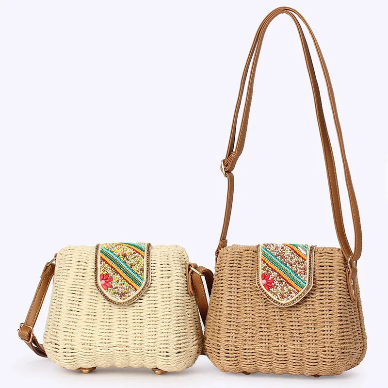 Fashionable Paper Rope Woven Bag, Seaside Vacation Crossbody Shoulder Bag, Niche Minimalist Design Beach Bag Shopping Purse
Fashionable Paper Rope Woven Bag, Seaside Vacation Crossbody Shoulder Bag, Niche Minimalist Design Beach Bag Shopping Purse