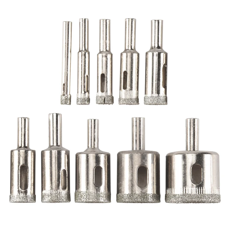 LLCS-Diamond Drill Bits,10Pcs 6-32Mm Hole Saw Diamond Drill Bit Hollow Core Drill Bit Set For Diamond Coating, Carbon Steel For
LLCS-Diamond Drill Bits,10Pcs 6-32Mm Hole Saw Diamond Drill Bit Hollow Core Drill Bit Set For Diamond Coating, Carbon Steel For