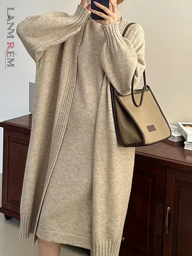 LANMREM Office Lady Two-piece Set For Women Turtleneck Sleeveless Solid Color Dress With Solid Color Coat 2024 New 2Z1921
LANMREM Office Lady Two-piece Set For Women Turtleneck Sleeveless Solid Color Dress With Solid Color Coat 2024 New 2Z1921