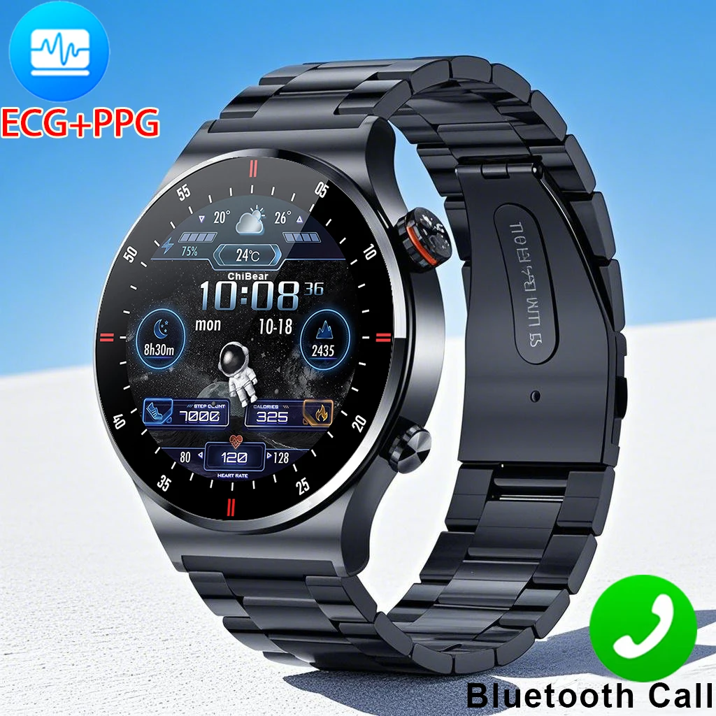 GPS ECG+PPG Bluetooth Call Smart Watch Men 2025 Sports Bracelet NFC Waterproof Custom Watch Face Men SmartWatch For IOS Android
GPS ECG+PPG Bluetooth Call Smart Watch Men 2025 Sports Bracelet NFC Waterproof Custom Watch Face Men SmartWatch For IOS Android