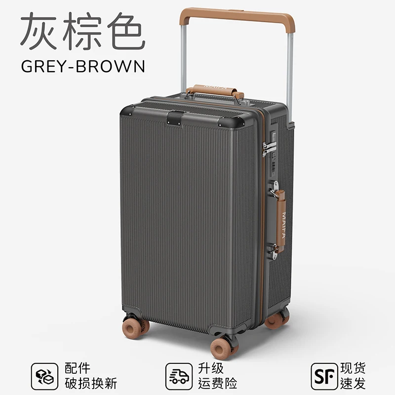 Wide pull-rod suitcase 20-inch carry-on combination lock case TPE silent wheels large 24/28 inch check-in trolley travel luggage
Wide pull-rod suitcase 20-inch carry-on combination lock case TPE silent wheels large 24/28 inch check-in trolley travel luggage