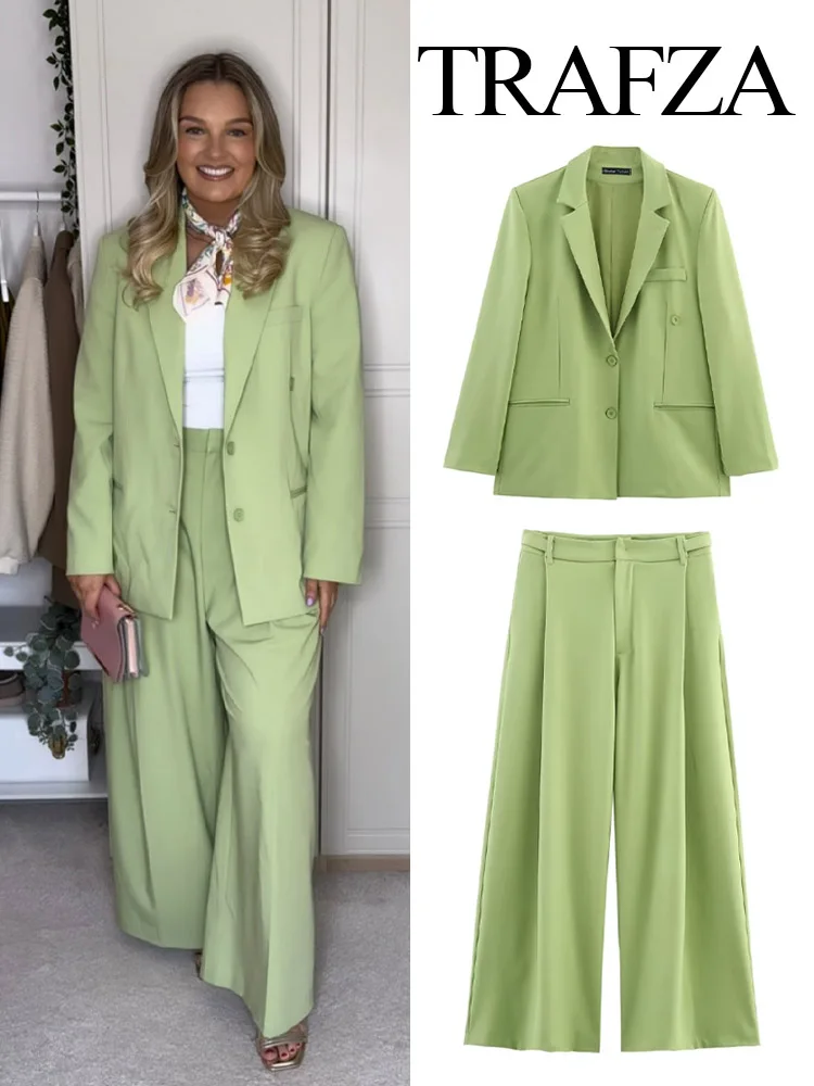 HH Women Solid Suit Turn-Down Collar Long Sleeves Single-Breasted Pockets Lapel Blazers+Tripping Strap Decorate Zipper Pants
HH Women Solid Suit Turn-Down Collar Long Sleeves Single-Breasted Pockets Lapel Blazers+Tripping Strap Decorate Zipper Pants