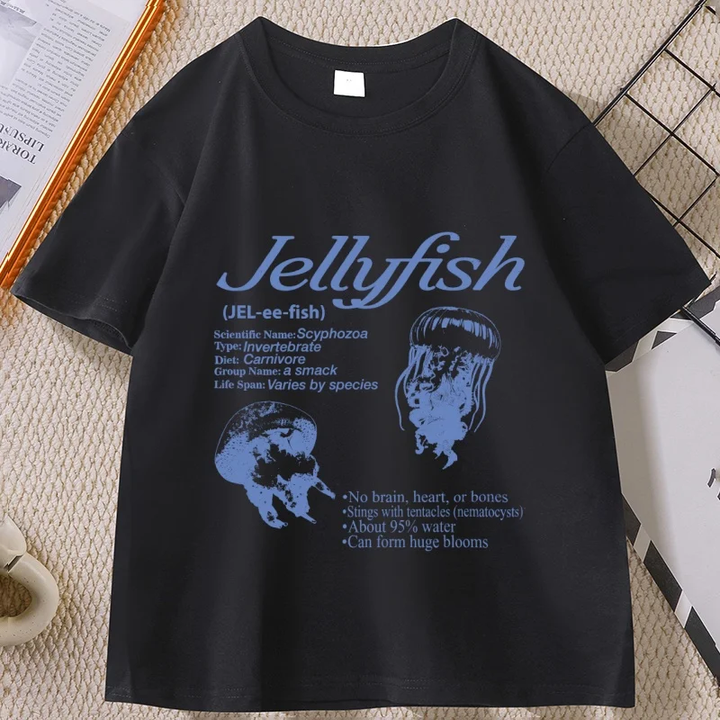 Jellyfish Vintage 90s Graphic T-Shirt Retro Ocean Biology Info Tee Marine Animal Facts T Shirt Cute Sea Creature Nature Clothes
Jellyfish Vintage 90s Graphic T-Shirt Retro Ocean Biology Info Tee Marine Animal Facts T Shirt Cute Sea Creature Nature Clothes