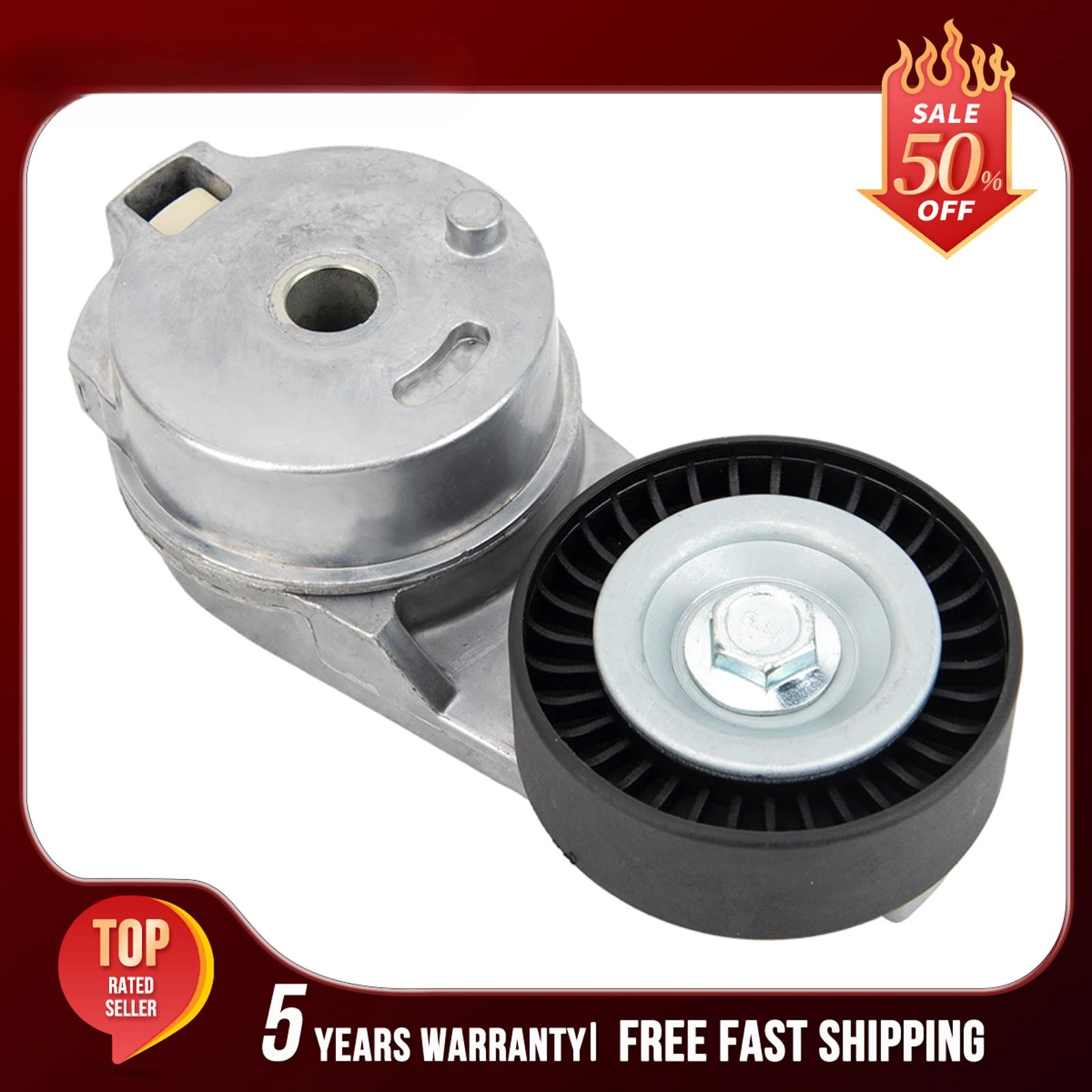Belt Tensioner w/ Pulley Fits 2011-2022 Ram 1500 38323 4861660AA 7B0903315 89377
Belt Tensioner w/ Pulley Fits 2011-2022 Ram 1500 38323 4861660AA 7B0903315 89377