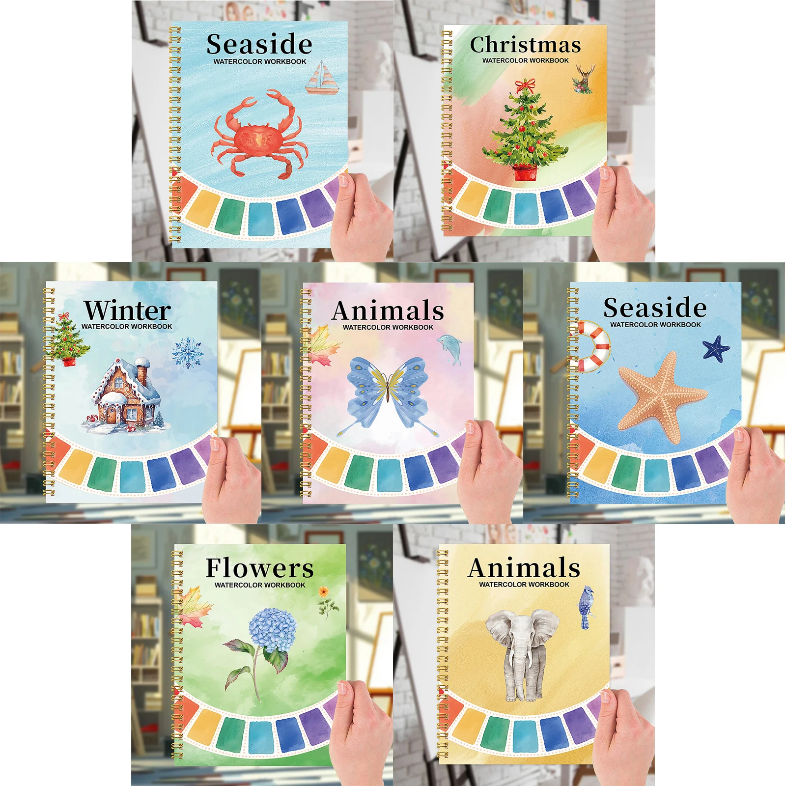 Watercolor Coloring Book For Beginners Watercolor Practice Pad Graffiti Book Cultivate Painting Talent Coloring Book For Adult
Watercolor Coloring Book For Beginners Watercolor Practice Pad Graffiti Book Cultivate Painting Talent Coloring Book For Adult