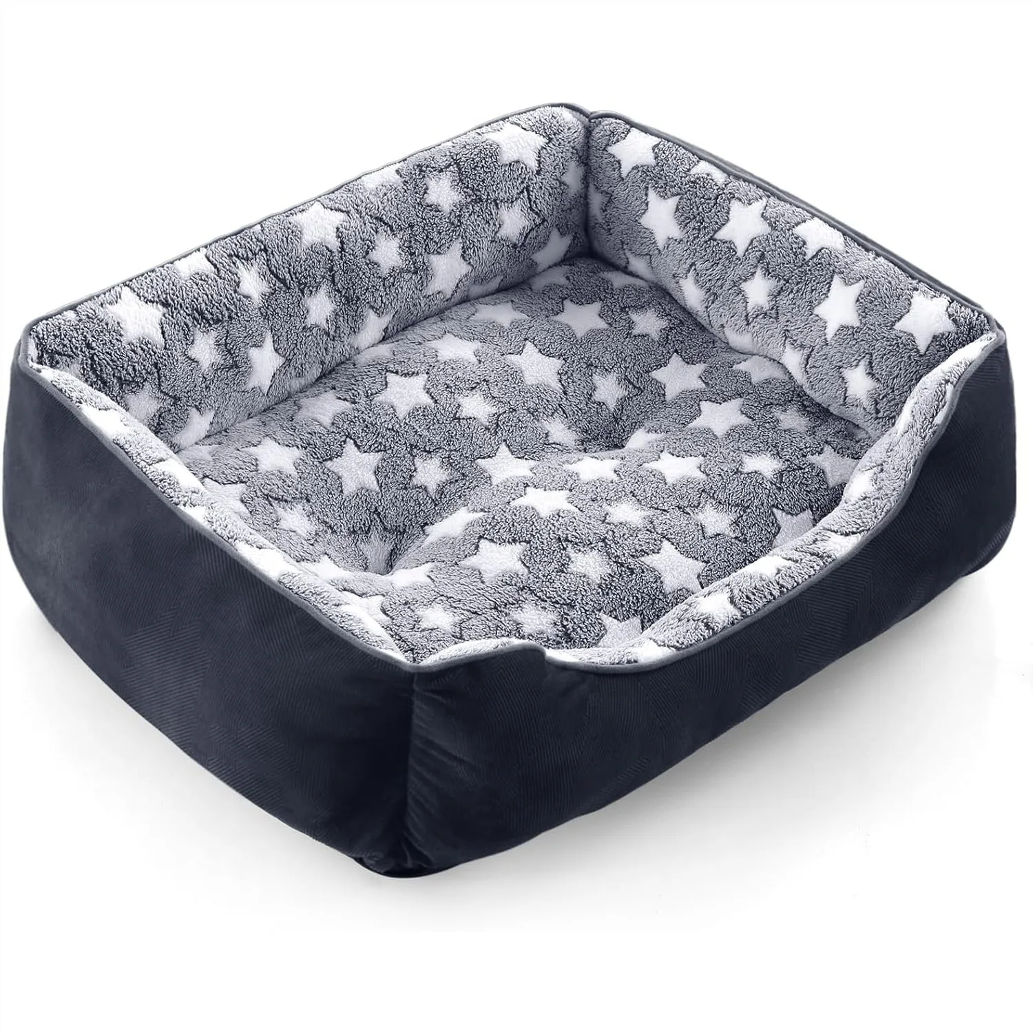 Small Dog Bed for Small Dogs, Rectangle Washable Orthopedic Sofa Bed with Anti-Slip Bottom and Raised Rim, Soft Calming Puppy
Small Dog Bed for Small Dogs, Rectangle Washable Orthopedic Sofa Bed with Anti-Slip Bottom and Raised Rim, Soft Calming Puppy
