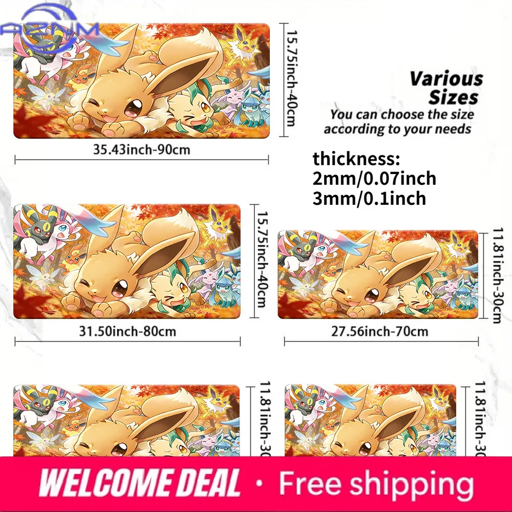 Autumn Eevee & Eeveelutions TCG Playmat Non-Slip Washable Mat
Autumn Eevee & Eeveelutions TCG Playmat Non-Slip Washable Mat