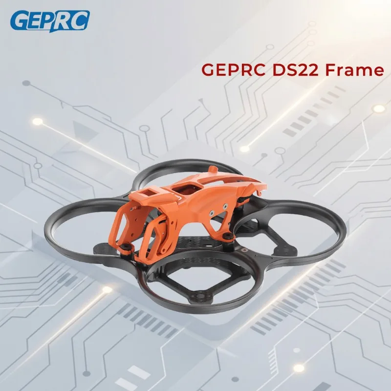 Рама для дрона GEPRC GEP-DS22 из углеродного волокна, черно-оранжевая, запчасти для радиоуправляемого FPV квадрокоптера/вертолета
Рама для дрона GEPRC GEP-DS22 из углеродного волокна, черно-оранжевая, запчасти для радиоуправляемого FPV квадрокоптера/вертолета