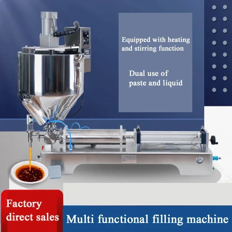 PBOBP Single Head Heating And Stirring Paste Filling Machine Honey Cream Semi-Automatic Packaging Machine
PBOBP Single Head Heating And Stirring Paste Filling Machine Honey Cream Semi-Automatic Packaging Machine