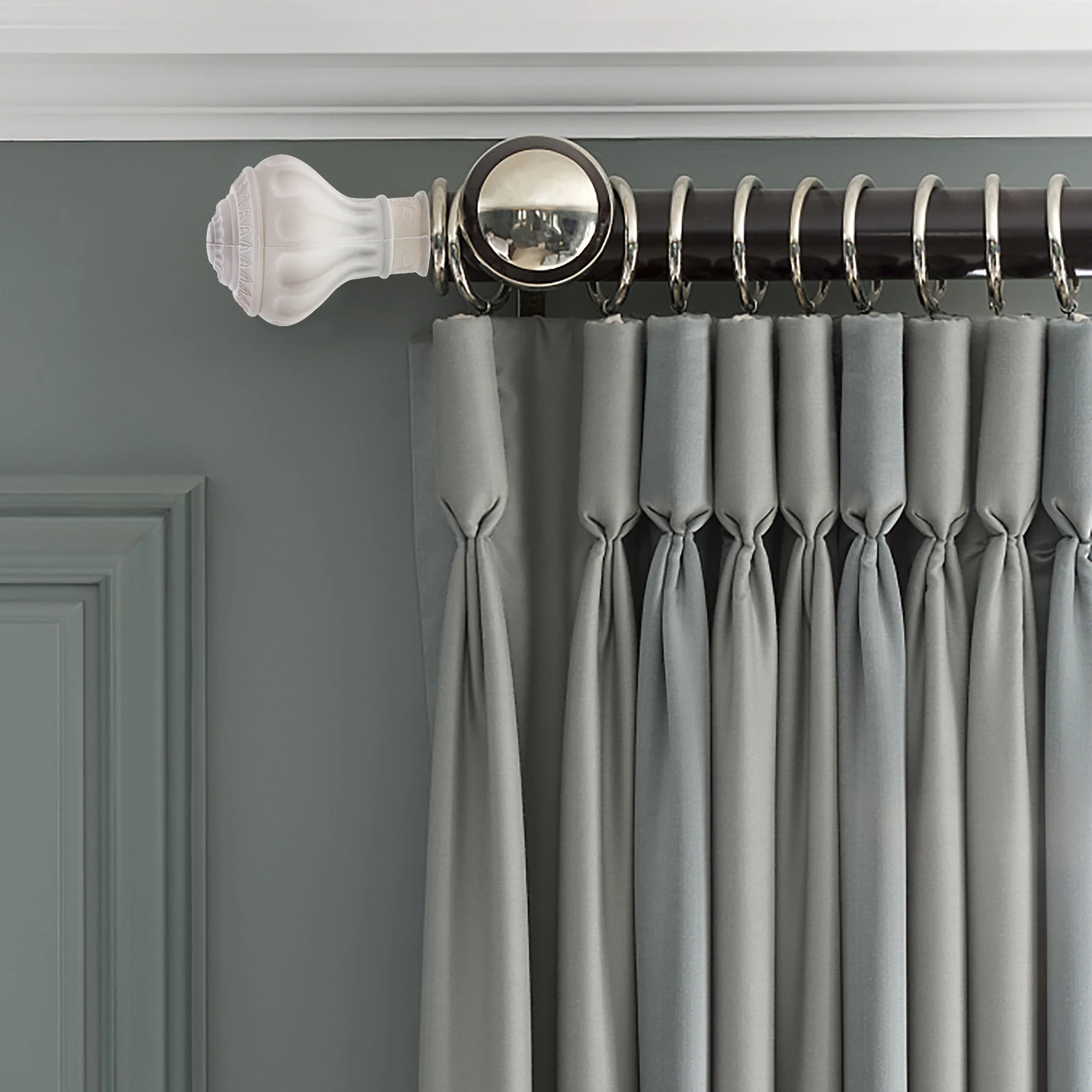 12pcs Curtain Rod Finials Wood Grain Simple Design Plastic Ends Fits Various Styles Home Hotel Decor Curtain Accessories
12pcs Curtain Rod Finials Wood Grain Simple Design Plastic Ends Fits Various Styles Home Hotel Decor Curtain Accessories