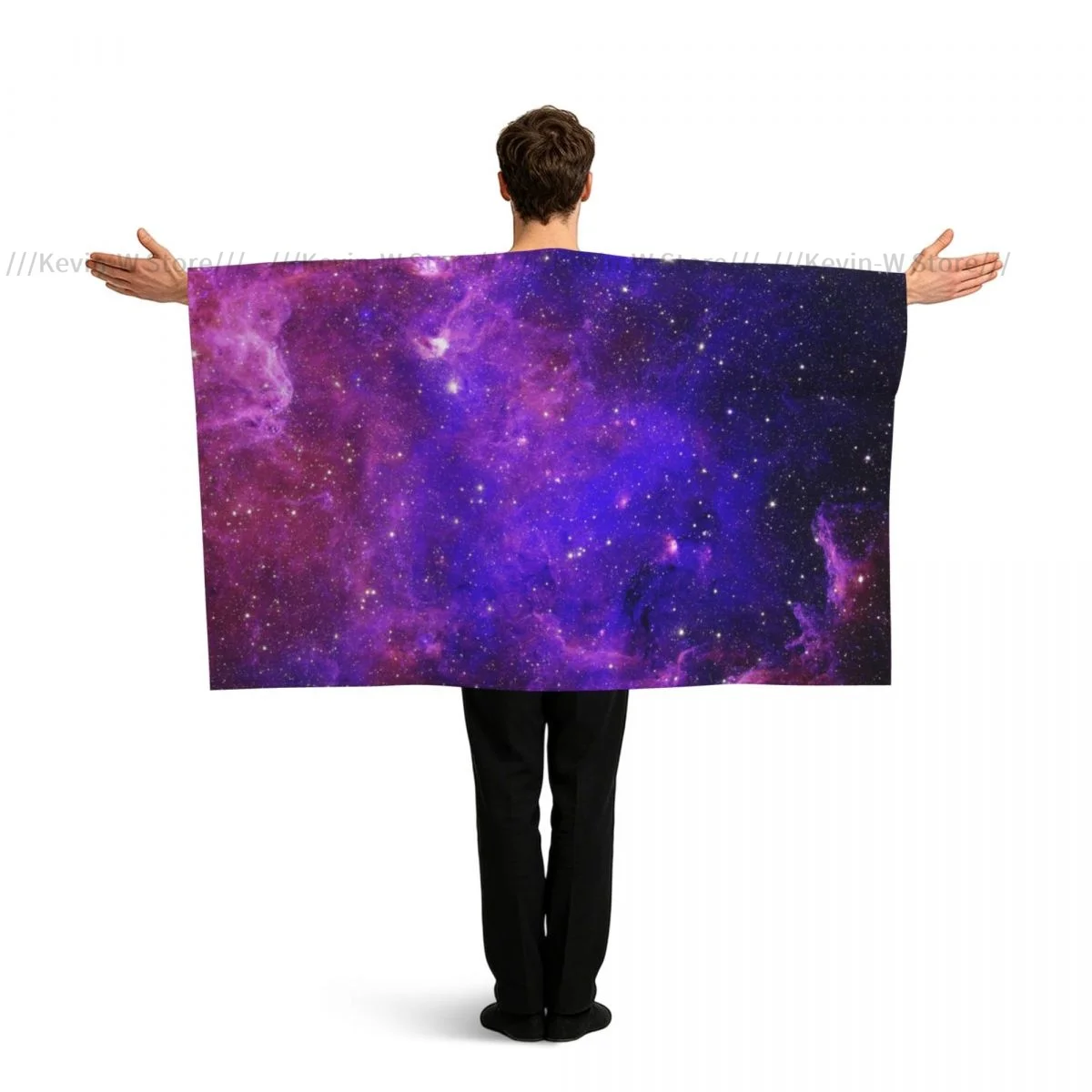 Purple Starry Sky Body Flag Banner Polyester World Country Flag Cape
Purple Starry Sky Body Flag Banner Polyester World Country Flag Cape