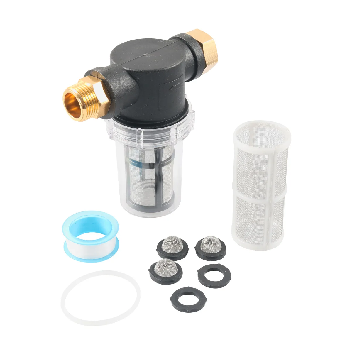 Garden Hose Inlet Filter 3/4 High Pressure Washer Water Sediment Filter Attachment
Garden Hose Inlet Filter 3/4 High Pressure Washer Water Sediment Filter Attachment