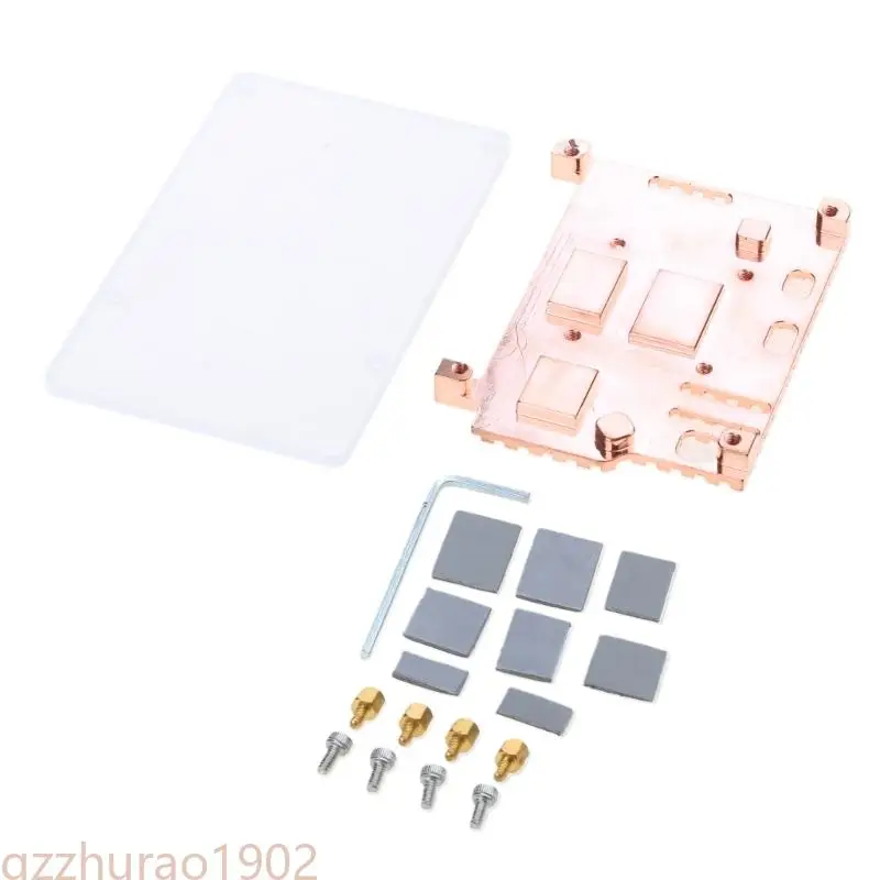 97QB Copper Heat Sink and PWM Fan Efficient Optional Heat Dissipation For Pi5 Board Radaitor
97QB Copper Heat Sink and PWM Fan Efficient Optional Heat Dissipation For Pi5 Board Radaitor