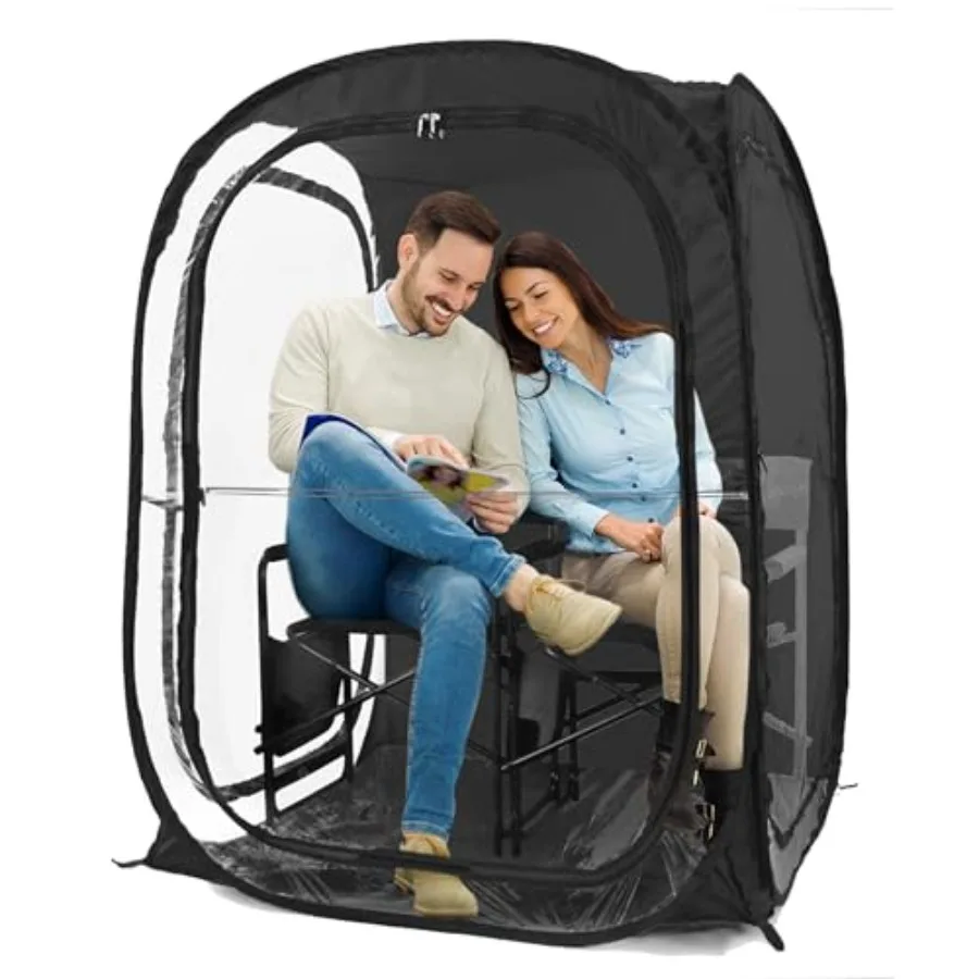 WeatherPod Pop-Up Sports Tent 1-2 Person Instant Setup MyPod Original Shark Tank All-Weather Pod Shelter for Outdoor Sports Rai
WeatherPod Pop-Up Sports Tent 1-2 Person Instant Setup MyPod Original Shark Tank All-Weather Pod Shelter for Outdoor Sports Rai
