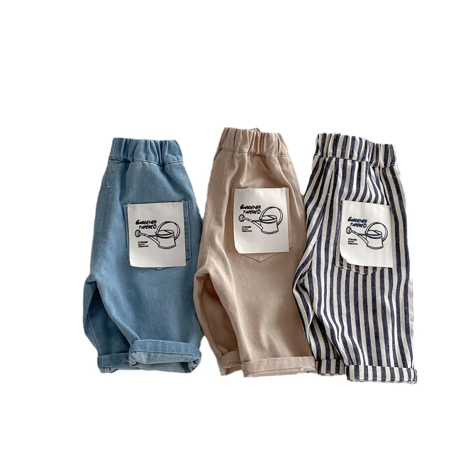 Toddler Boys Striped Casual Pants 0-5Y Korean Style Patch Decor Trousers Autumn Kids Wear AK400
Toddler Boys Striped Casual Pants 0-5Y Korean Style Patch Decor Trousers Autumn Kids Wear AK400
