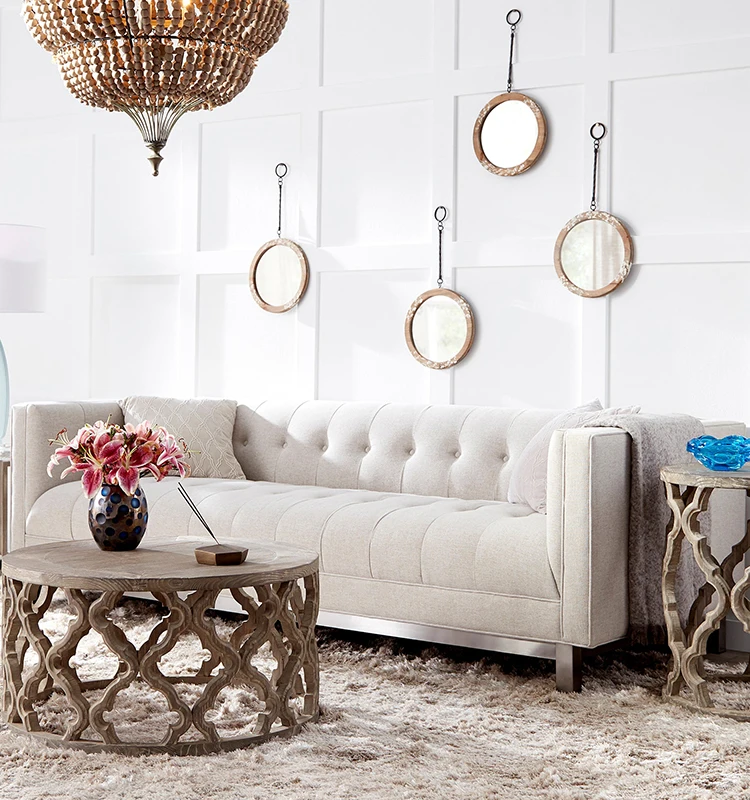 Nordic Light Luxury Living Room Furniture Modern Round Wooden Center Coffee Table Small Round Table
Nordic Light Luxury Living Room Furniture Modern Round Wooden Center Coffee Table Small Round Table