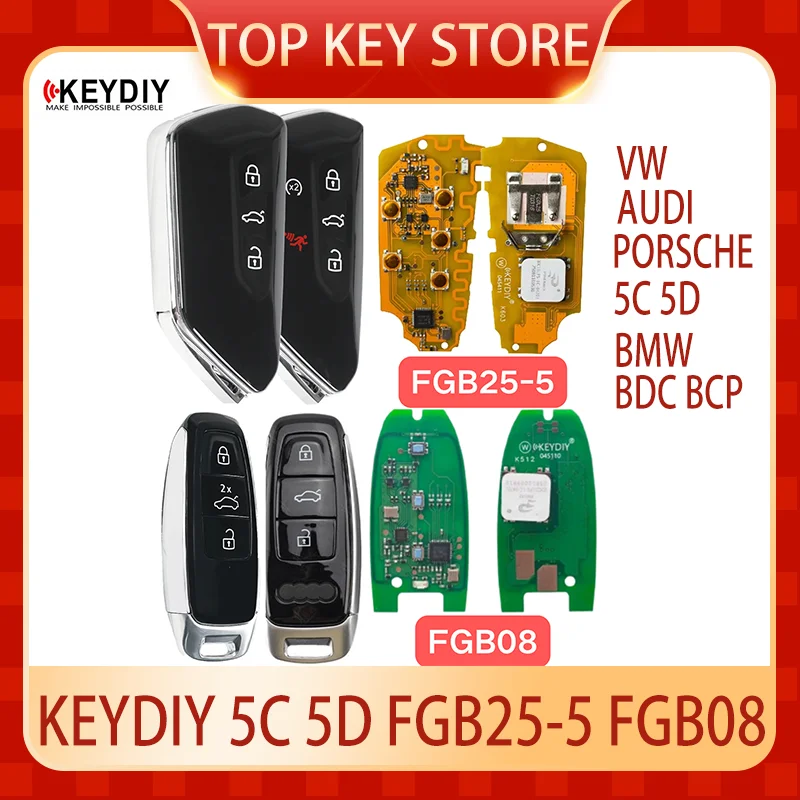 KeyDiy FGB08 FGB25-5 Smart key 5C 5D BDC BCP FEM CAS4 Remote generation ZB A3 Q3 Golf Bora Jetta Lavida Passat MagotanKDX4 KD-MP
KeyDiy FGB08 FGB25-5 Smart key 5C 5D BDC BCP FEM CAS4 Remote generation ZB A3 Q3 Golf Bora Jetta Lavida Passat MagotanKDX4 KD-MP