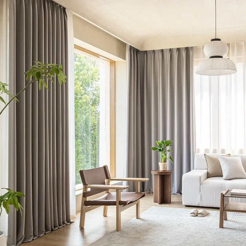 Double-sided hemp blackout curtains Double-sided curtains for living room, bedroom and balcony 1
Double-sided hemp blackout curtains Double-sided curtains for living room, bedroom and balcony 1