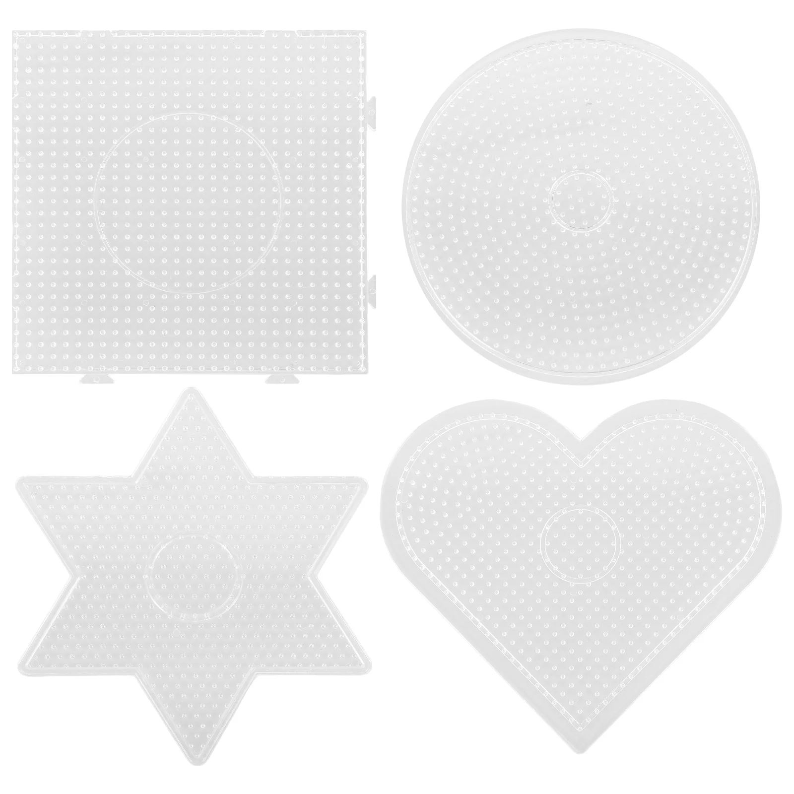 4 Pcs Geometric Template Bean Beads Craft Board Peg Child Stencil Puzzle Plastic Transparent Shapes Educational Toy Safe
4 Pcs Geometric Template Bean Beads Craft Board Peg Child Stencil Puzzle Plastic Transparent Shapes Educational Toy Safe