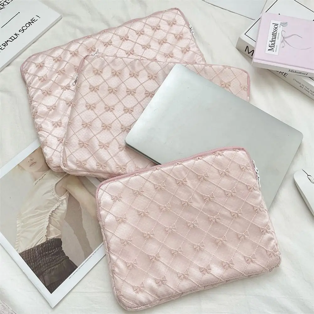 New 11/13/15 Inch Laptop Bag Lace Bow Knot Pink Color Tablet Bag Portable Chic Style Clutch Bag Office Use
New 11/13/15 Inch Laptop Bag Lace Bow Knot Pink Color Tablet Bag Portable Chic Style Clutch Bag Office Use