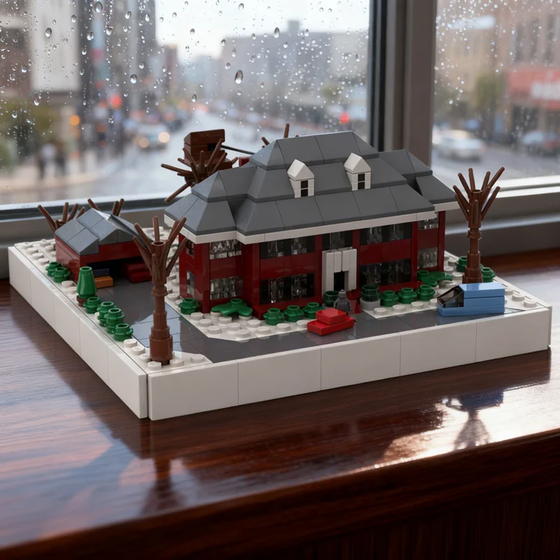 645pcs MOC McCallister House Home Alone Architecture Model Building Blocks Architecture Christmas Gifts Toy Idea Education DIY
645pcs MOC McCallister House Home Alone Architecture Model Building Blocks Architecture Christmas Gifts Toy Idea Education DIY