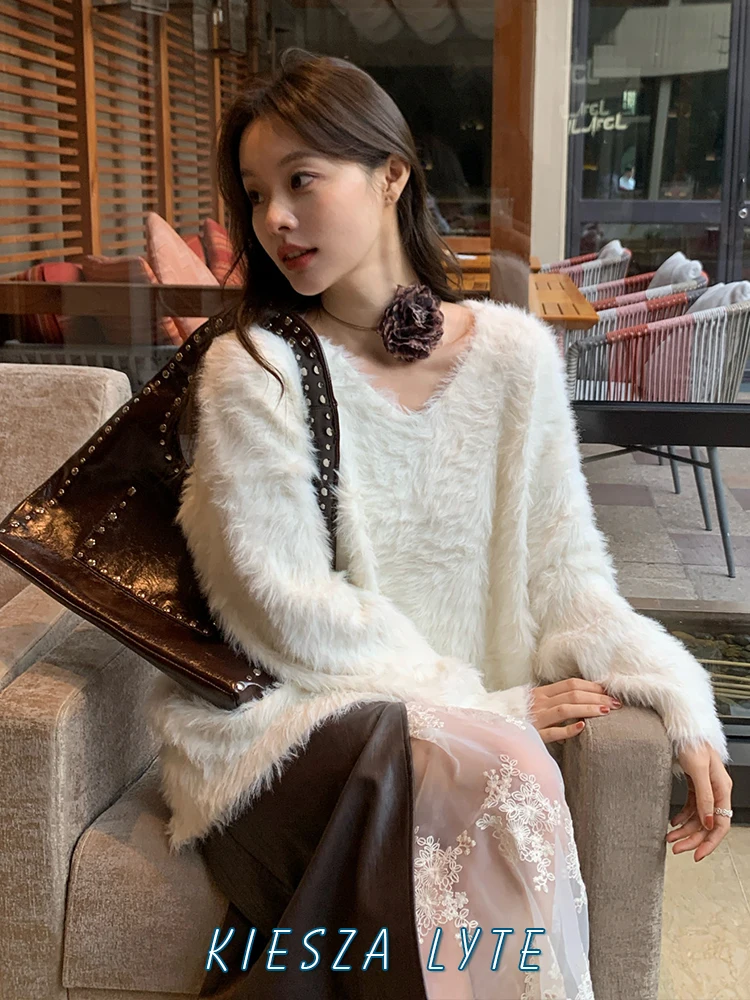 Kiesza lyte Fashion street 2024 Autumn Winter Loose Korean Style Pullover purple Sweater Women Soft Plush Lazy oversized
Kiesza lyte Fashion street 2024 Autumn Winter Loose Korean Style Pullover purple Sweater Women Soft Plush Lazy oversized