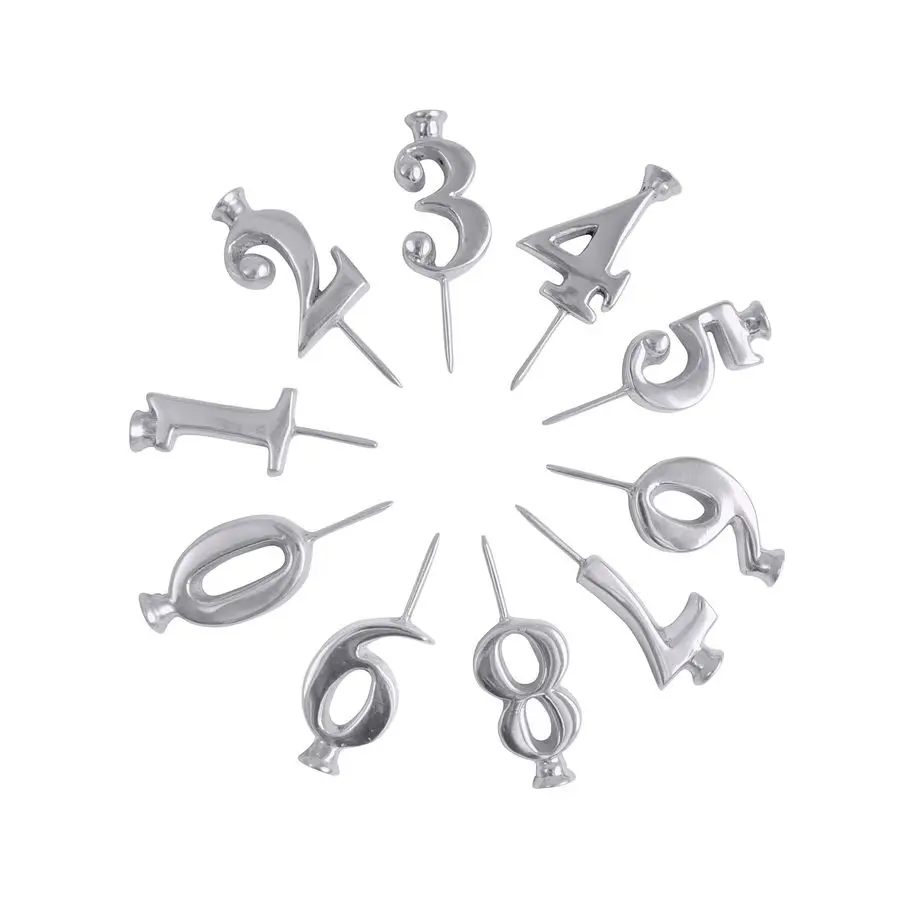 Number Candle Holder Set Silver Brillante Gifts Candleholders Recycled Sandcast Aluminum Handmade in Mexico
Number Candle Holder Set Silver Brillante Gifts Candleholders Recycled Sandcast Aluminum Handmade in Mexico