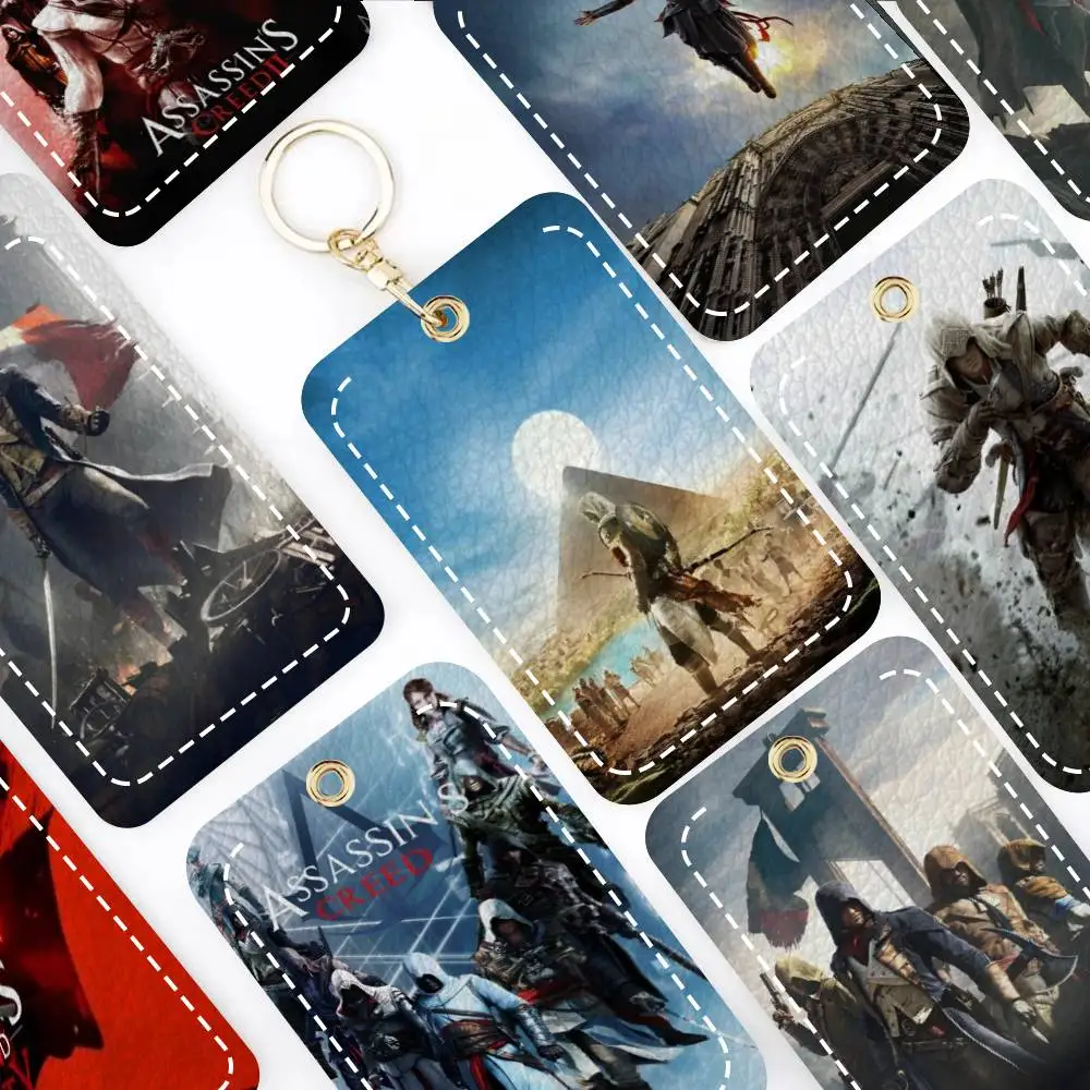 A-Assassin's C-Creed-es Card Holde Applicable To Credit Cards Bus Card Soft Leather Rectangular Keychain Protective Cover
A-Assassin's C-Creed-es Card Holde Applicable To Credit Cards Bus Card Soft Leather Rectangular Keychain Protective Cover