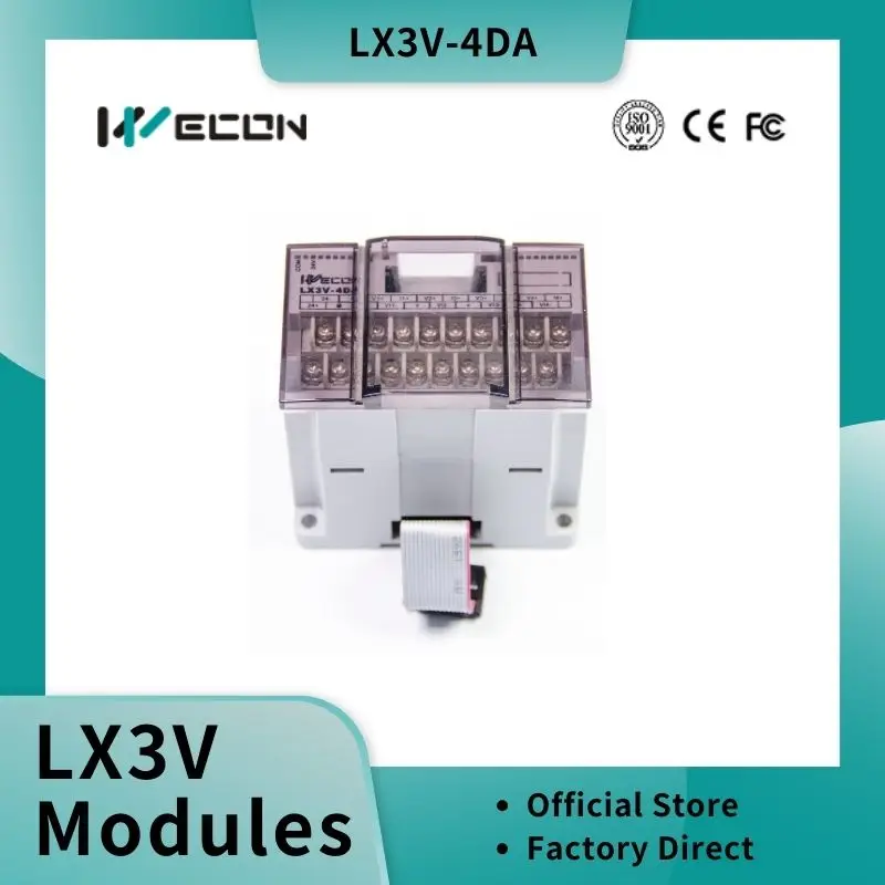 Wecon 4-channel Analog Output Module LX3V-4DA
Wecon 4-channel Analog Output Module LX3V-4DA