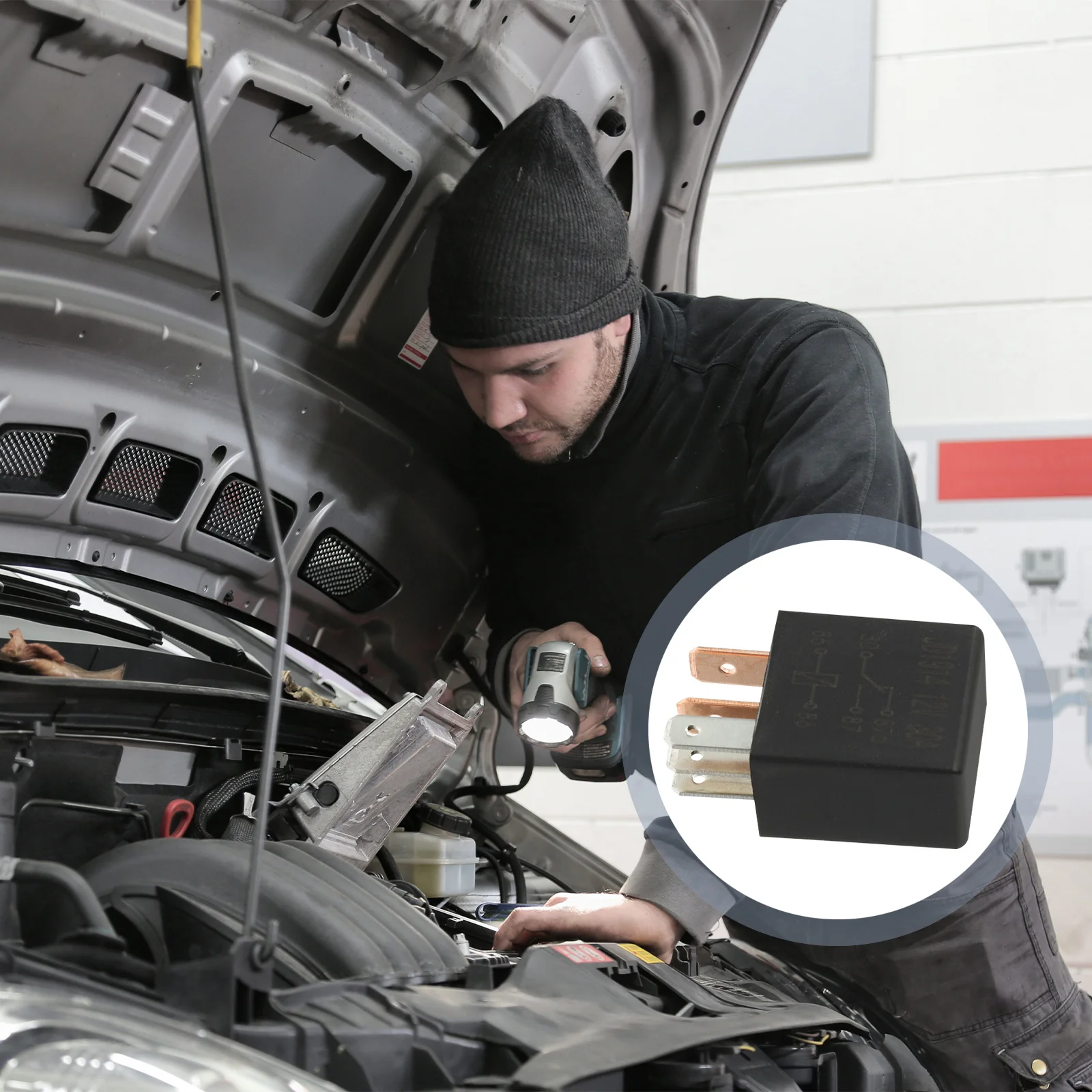 Automotive Relay 5 Pin 12V 30A Reliable Car Relay with Excellent Durability Corrosion Resistant for Low Voltage Applications
Automotive Relay 5 Pin 12V 30A Reliable Car Relay with Excellent Durability Corrosion Resistant for Low Voltage Applications