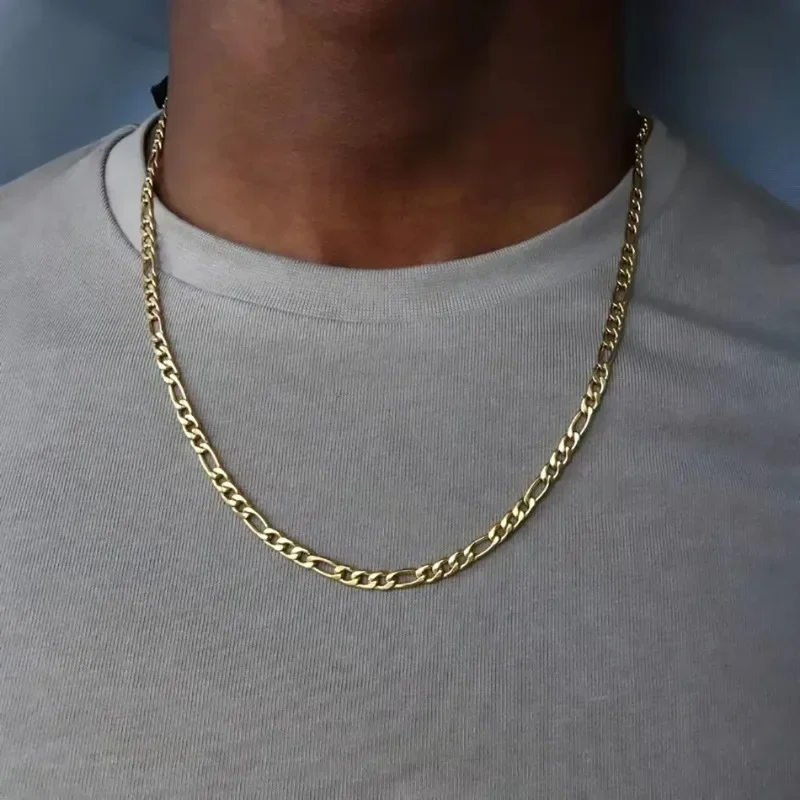 1PC-Exquisite and fashionable 18K gold necklace, unisex, chain length 25 inches, accessory 4mm chain necklace for daily wearVery good
1PC-Exquisite and fashionable 18K gold necklace, unisex, chain length 25 inches, accessory 4mm chain necklace for daily wearVery good