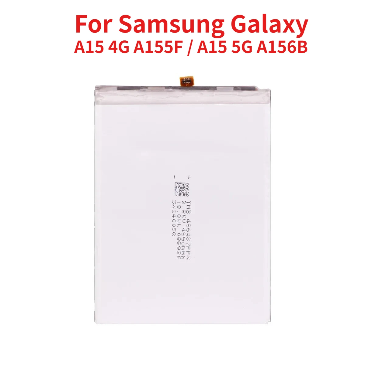 Brand New EB-BA156ABY 3.85V 5000mAh Mobile Phone Battery for Samsung Galaxy A15 4G A155F / A15 5G A156B Rechargeable Batteries
Brand New EB-BA156ABY 3.85V 5000mAh Mobile Phone Battery for Samsung Galaxy A15 4G A155F / A15 5G A156B Rechargeable Batteries