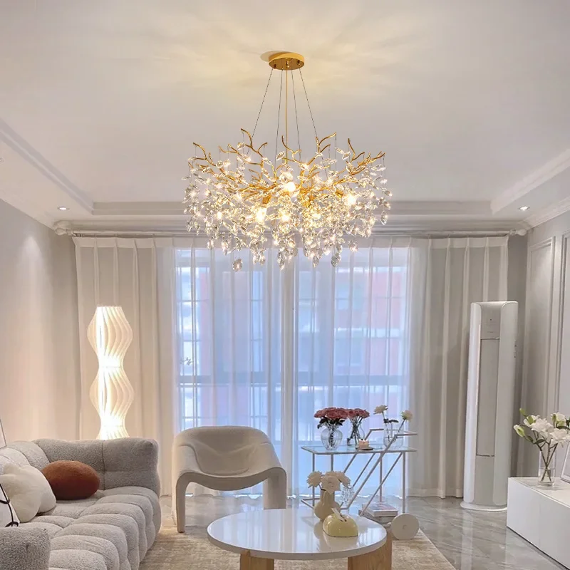French Luxury Crystal Chandelier Brightens Any Space with Elegance Ideal for Living Room or Dining Room Perfect for Home Decorat
French Luxury Crystal Chandelier Brightens Any Space with Elegance Ideal for Living Room or Dining Room Perfect for Home Decorat