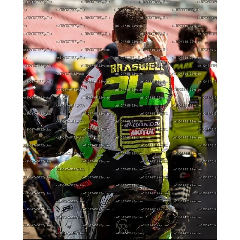 BRASWELL # 243 Классическая рубашка HONDA в стиле ретро, рубашка для мотокросса, мужская дышащая, быстросохнущая, модная повседневная спортивная футболка
BRASWELL # 243 Классическая рубашка HONDA в стиле ретро, рубашка для мотокросса, мужская дышащая, быстросохнущая, модная повседневная спортивная футболка